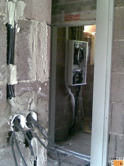 RD Bystřice u Benešova - kompletní elektroinstalace